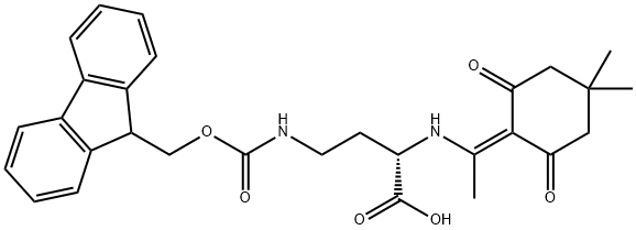 DDE-L-DAB(FMOC)-OH Struktur