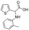 THIOPHEN-2-YL-O-TOLYLAMINO-ACETIC ACID Structure