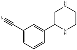 2-(3-CYANOPHENYL)PIPERAZINE Struktur