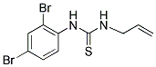 N-ALLYL-N'-(2,4-DIBROMOPHENYL)THIOUREA Structure
