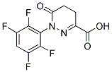 6-OXO-1-(2,3,5,6-TETRAFLUOROPHENYL)-1,4,5,6-TETRAHYDROPYRIDAZINE-3-CARBOXYLIC ACID Struktur