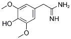 2-(4-HYDROXY-3,5-DIMETHOXY-PHENYL)-ACETAMIDINE Struktur