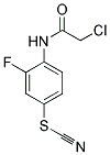 4-[(CHLOROACETYL)AMINO]-3-FLUOROPHENYL THIOCYANATE, , 結(jié)構(gòu)式