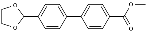 METHYL 4'-(1,3-DIOXOLAN-2-YL)[1,1'-BIPHENYL]-4-CARBOXYLATE Struktur