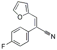 E-ALPHA-(4-FLUOROPHENYL)-BETA-(2-FURYL)ACRYLONITRILE Struktur