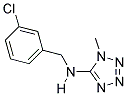 N-(3-CHLOROBENZYL)-1-METHYL-1H-TETRAZOL-5-AMINE Structure