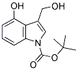 4-HYDROXY-3-HYDROXYMETHYLINDOLE-1-CARBOXYLIC ACID TERT-BUTYL ESTER Struktur