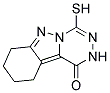 1-MERCAPTO-5,6,7,8-TETRAHYDRO-3H-2,3,9,9A-TETRAAZA-FLUOREN-4-ONE Struktur