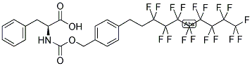N-(F17 CBZ) L-PHENYLALANINE Struktur