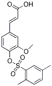 (2E)-3-(4-[[(2,5-DIMETHYLPHENYL)SULFONYL]OXY]-3-METHOXYPHENYL)ACRYLIC ACID