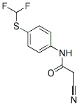 2-CYANO-N-(4-DIFLUOROMETHYLSULFANYL-PHENYL)-ACETAMIDE Struktur