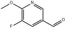 3-FLUORO-5-FORMYL-2-METHOXYPYRIDINE Struktur