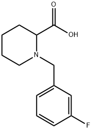 1-(3-FLUORO-BENZYL)-PIPERIDINE-2-CARBOXYLIC ACID Struktur