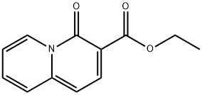 ETHYL 4-OXO-4H-QUINOLIZINE-3-CARBOXLATE Struktur