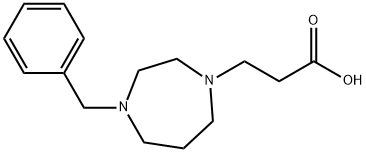 3-(4-BENZYL-[1,4]DIAZEPAN-1-YL)-PROPIONIC ACID Struktur