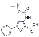 3-TERT-BUTOXYCARBONYLAMINO-5-PHENYLTHIOPHENE-2-CARBOXYLIC ACID Struktur