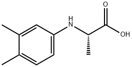 2-(3,4-DIMETHYL-PHENYLAMINO)-PROPIONIC ACID Struktur