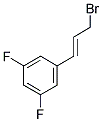 3,5-DIFLUOROCINNAMYL BROMIDE Struktur