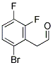 2,3-DIFLUORO-6-BROMO-PHENYLACETALDEHYDE Structure
