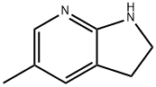5-METHYL-2,3-DIHYDRO-1H-PYRROLO[2,3-B]PYRIDINE Structure