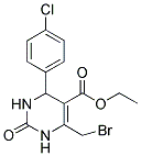 ETHYL 6-(BROMOMETHYL)-4-(4-CHLOROPHENYL)-2-OXO-1,2,3,4-TETRAHYDROPYRIMIDINE-5-CARBOXYLATE Struktur
