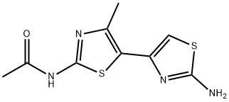 N-(2-AMINO-4'-METHYL-[4,5']BITHIAZOLYL-2'-YL)-ACETAMIDE Struktur