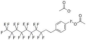 1-(DIACETOXYIODO)-4-(1H,1H,2H,2H-PERFLUORODECYL)BENZENE Struktur