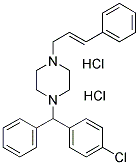 CLOCINIZINE DIHYDROCHLORIDE Struktur
