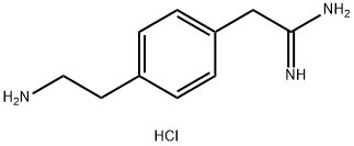 2-[4-(2-AMINO-ETHYL)-PHENYL]-ACETAMIDINE DIHYDROCHLORIDE Structure