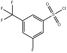 3-FLUORO-5-(TRIFLUOROMETHYL)BENZENESULPHONYL CHLORIDE Struktur