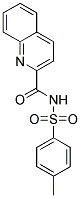 N-[(4-METHYLPHENYL)SULFONYL]QUINOLINE-2-CARBOXAMIDE|