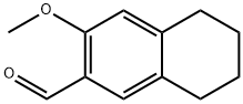 3-METHOXY-5,6,7,8-TETRAHYDRO-NAPHTHALENE-2-CARBALDEHYDE Struktur