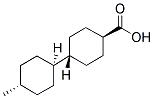 TRANS-4-(TRANS-4'-METHYLCYCLOHEXYL)CYCLOHEXANE CARBOXYLIC ACID Structure
