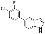 5-(4-CHLORO-3-FLUOROPHENYL)-1H-INDOLE Structure