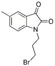 1-(3-BROMOPROPYL)-5-METHYL-1H-INDOLE-2,3-DIONE Structure