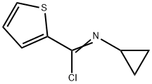 N-CYCLOPROPYLTHIOPHENE-2-CARBOXIMIDOYL CHLORIDE Struktur
