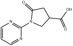 5-OXO-1-PYRIMIDIN-2-YLPYRROLIDINE-3-CARBOXYLIC ACID|5-氧代-1-嘧啶-2-基-吡咯烷-3-羧酸
