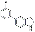 5-(3-FLUOROPHENYL)INDOLINE Struktur