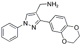 [3-(2,3-DIHYDRO-1,4-BENZODIOXIN-6-YL)-1-PHENYL-1H-PYRAZOL-4-YL]METHYLAMINE Struktur