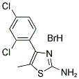 4-(2,4-DICHLOROPHENYL)-5-METHYL-1,3-THIAZOL-2-AMINE HYDROBROMIDE Struktur