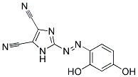 2-[(E)-(2,4-DIHYDROXYPHENYL)DIAZENYL]-1H-IMIDAZOLE-4,5-DICARBONITRILE