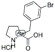 (R)-ALPHA-(3-BROMOBENZYL)-PROLINE-HCL Struktur