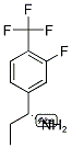 (R)-1-(3-FLUORO-4-(TRIFLUOROMETHYL)PHENYL)PROPAN-1-AMINE Struktur