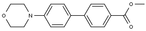 METHYL 4'-(4-MORPHOLINYL)[1,1'-BIPHENYL]-4-CARBOXYLATE Struktur