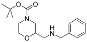 TERT-BUTYL 2-((BENZYLAMINO)METHYL)MORPHOLINE-4-CARBOXYLATE