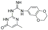 N-2,3-DIHYDRO-1,4-BENZODIOXIN-6-YL-N'-(4-METHYL-6-OXO-1,6-DIHYDROPYRIMIDIN-2-YL)GUANIDINE Structure
