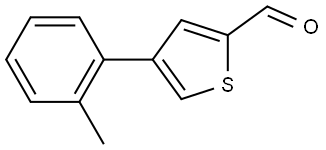 4-(2-METHYLPHENYL)-2-THIOPHENECARBALDEHYDE Struktur