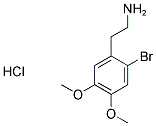 2-(2-BROMO-4,5-DIMETHOXYPHENYL)ETHANAMINE HYDROCHLORIDE Struktur