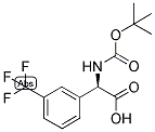 (R)-TERT-BUTOXYCARBONYLAMINO-(3-TRIFLUOROMETHYL-PHENYL)-ACETIC ACID Struktur