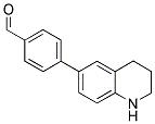 4-(1,2,3,4-TETRAHYDRO-6-QUINOLINYL)BENZALDEHYDE Struktur